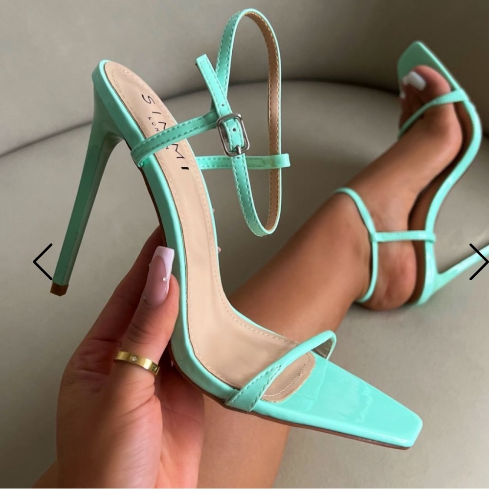Mint classy strap heels